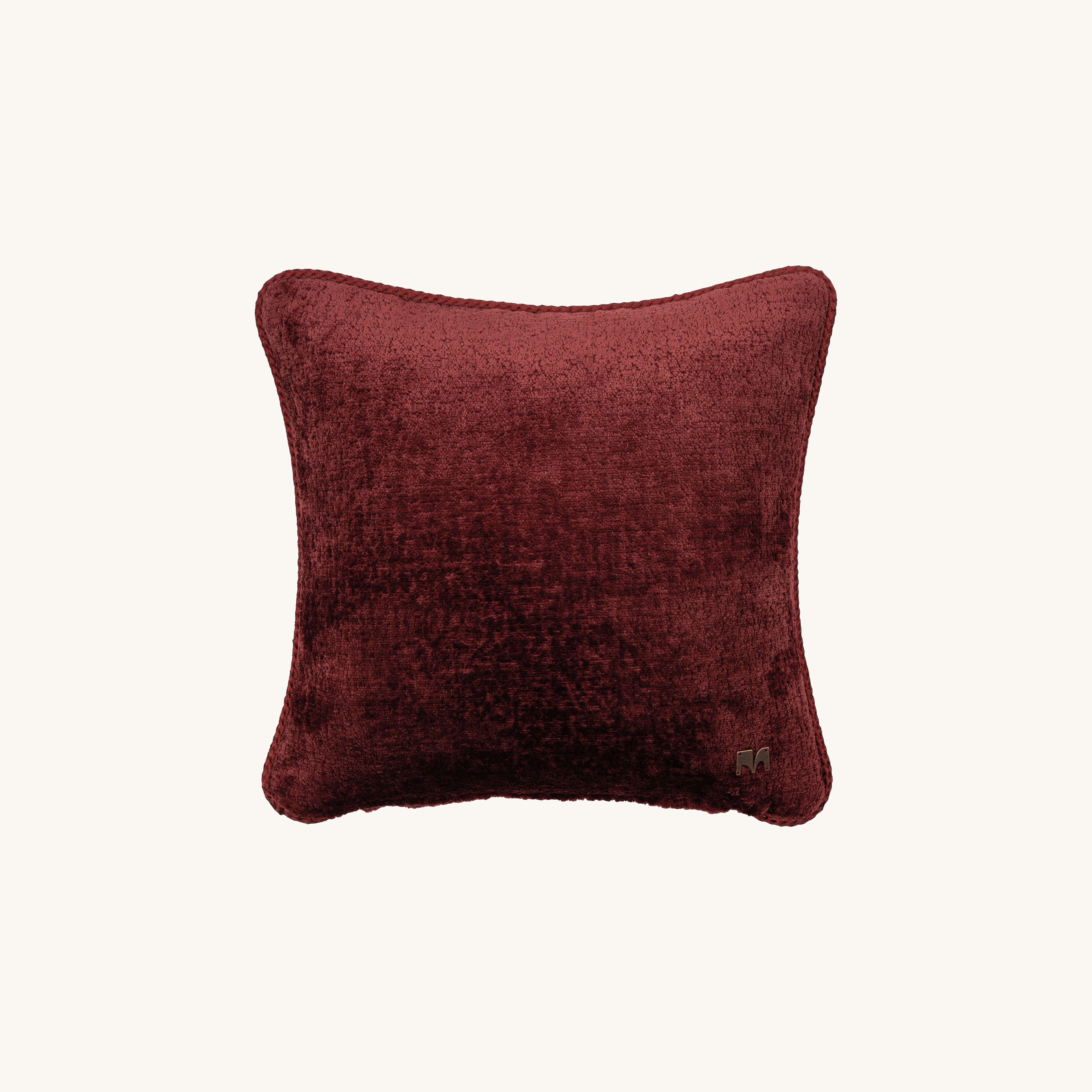 Quadratisches Teddy Kissen Cheryl Rose – Albers Monochrom