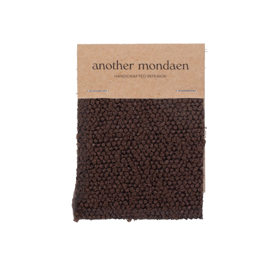 Stoffmuster Bouclé Chocolate