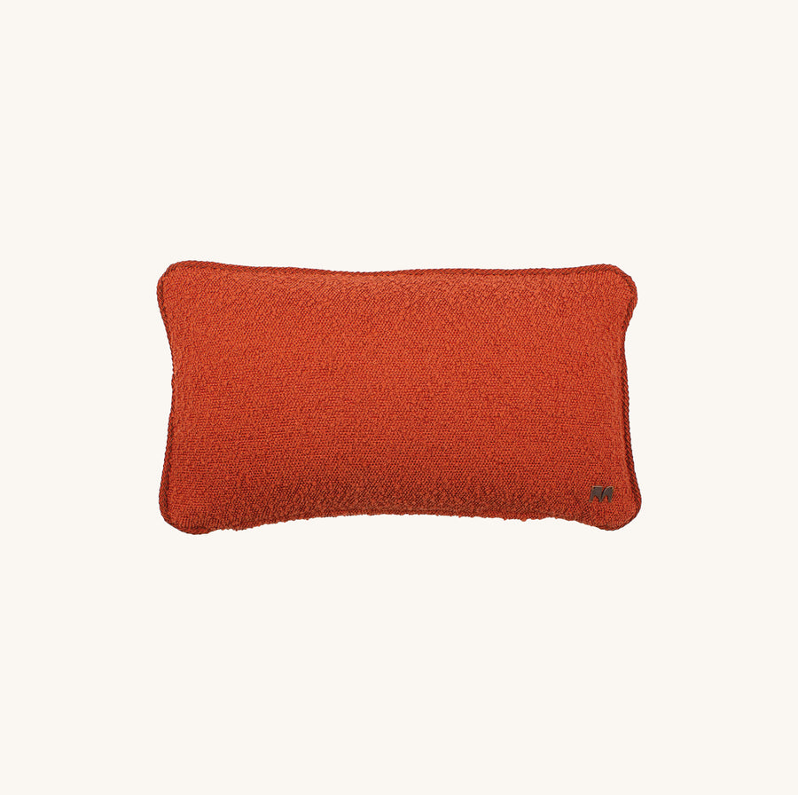 Feldes Bouclé Dark Orange Kissen Rectangle