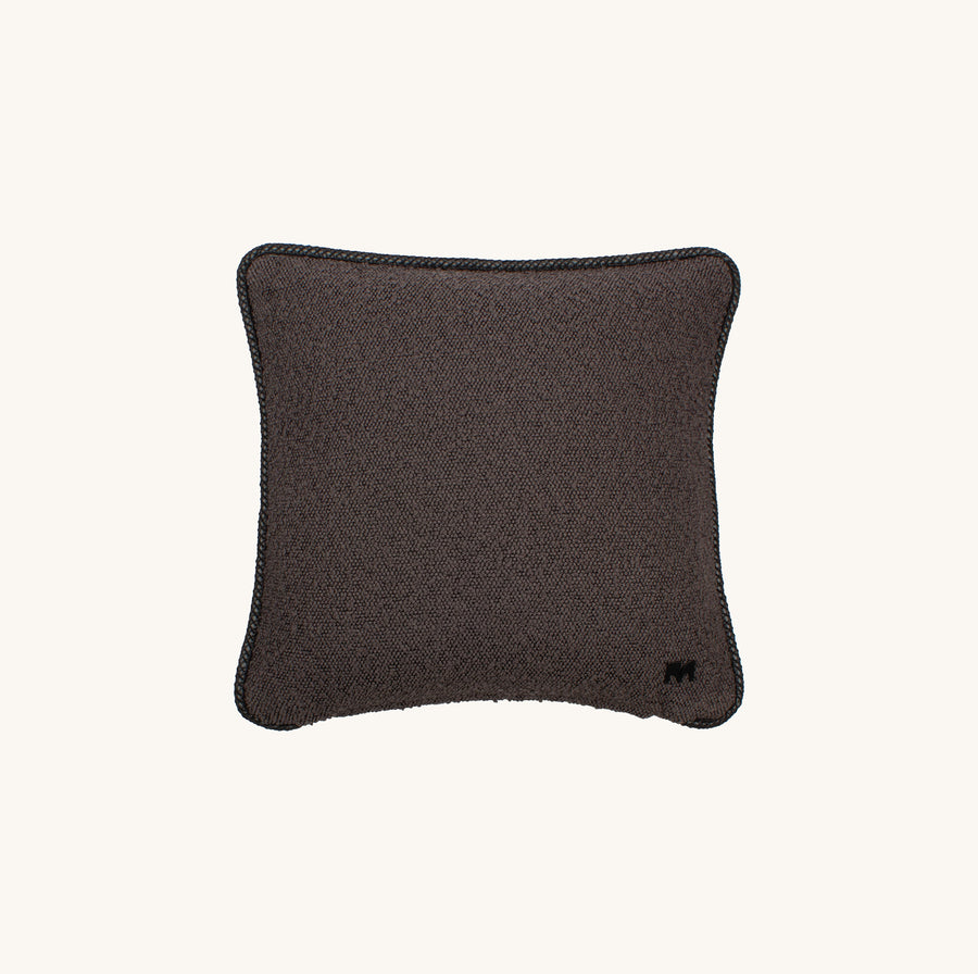 Albers Bouclé Graphit Kissen Square