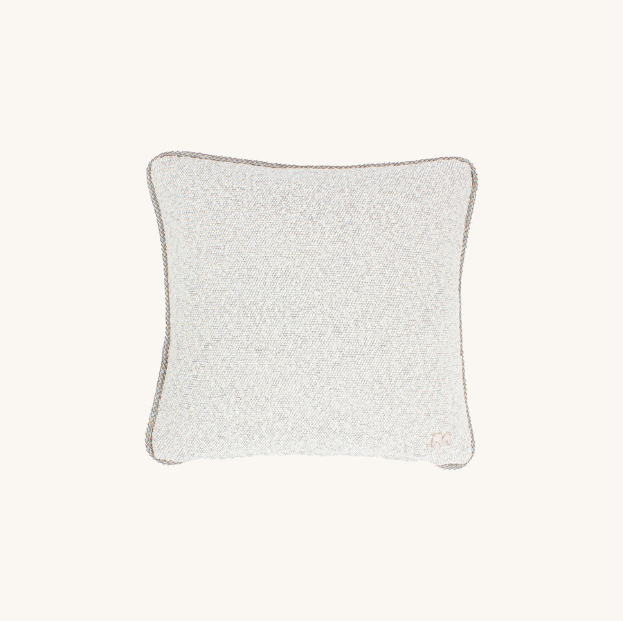 Albers Bouclé Ice Champagne Kissen Square