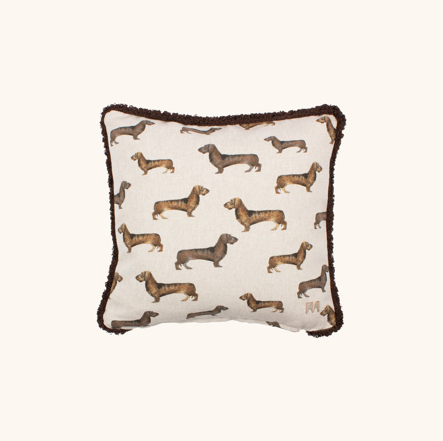 Joost Dachshund Kissen Square – Limited Edition