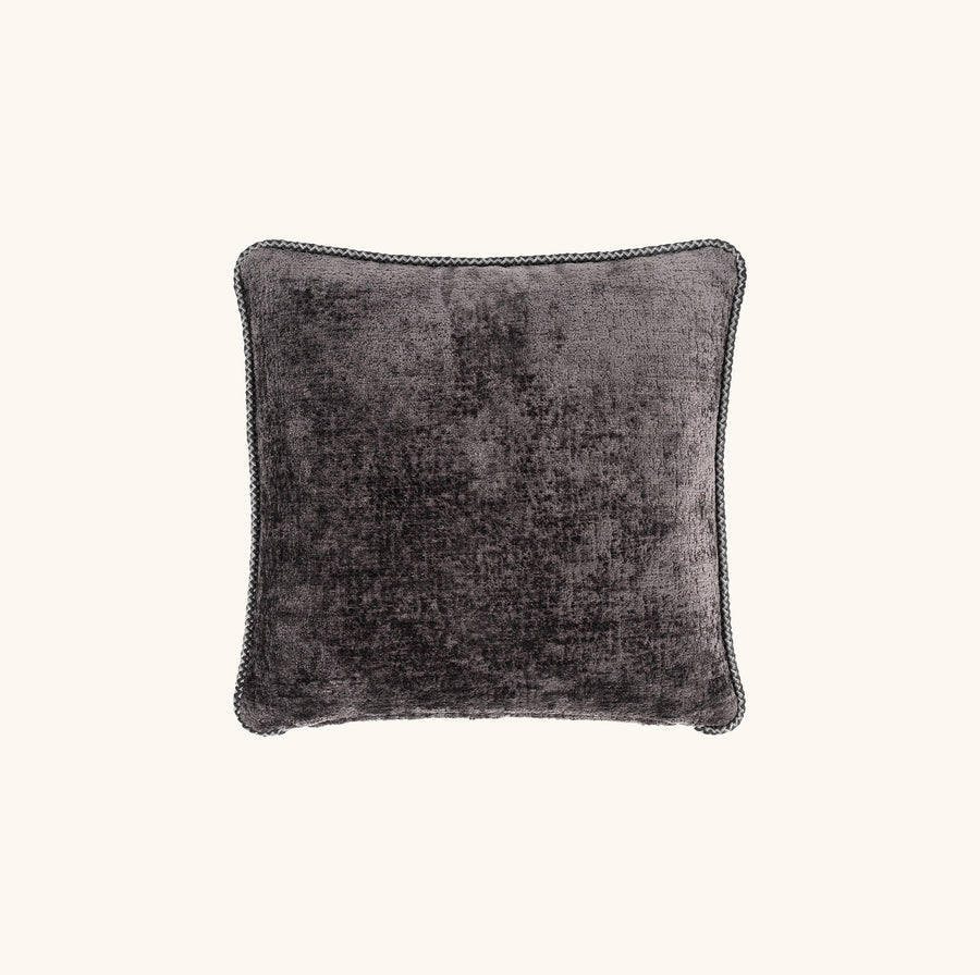 Albers Monochrom Teddy Graphit Kissen Square