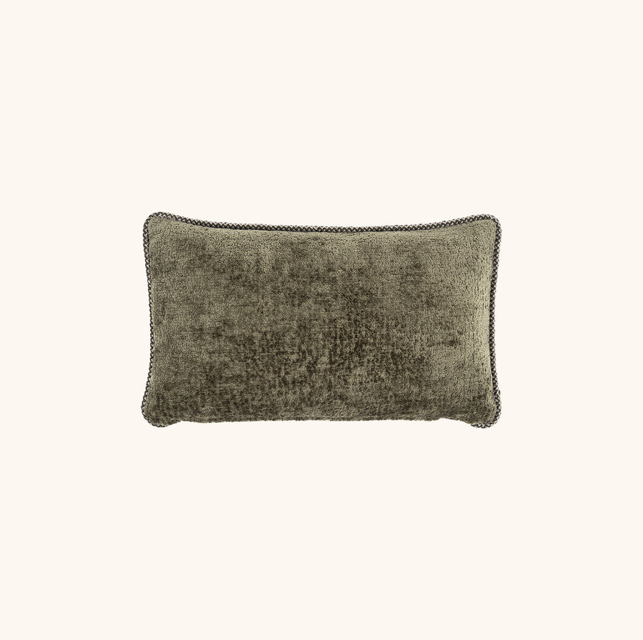 Feldes Monochrom Teddy Olive Kissen Rectangle