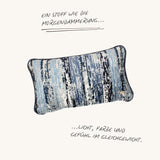 Jean Aurora Navy Kissen Rectangle