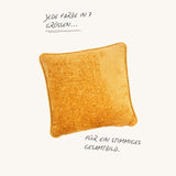 Albers Monochrom Teddy Sunflower Kissen Square