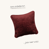 Albers Monochrom Teddy Cheryl Rose - Quadratisches Design Kissen