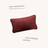 Feldes Monochrom Teddy Cheryl Rose - Rechteckiges Design Kissen