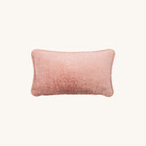 Feldes Monochrom Teddy Dusty Blossom - Rechteckiges Design Kissen