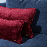 Feldes Monochrom Teddy Cheryl Rose - Rechteckiges Design Kissen