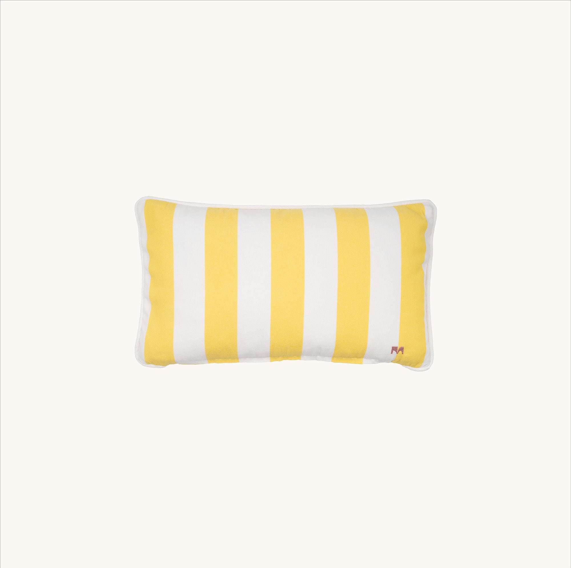 Outdoor Kissen Gelb Gestreift Rechteckig – Classic Striped