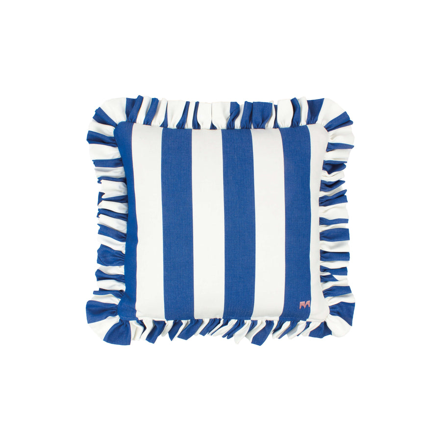 Wille Outdoor Ruffled Charm Ultramarine Blue Kissen Square