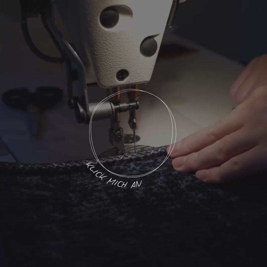 Feldes Monochrom Teddy Navy Kissen Rectangle