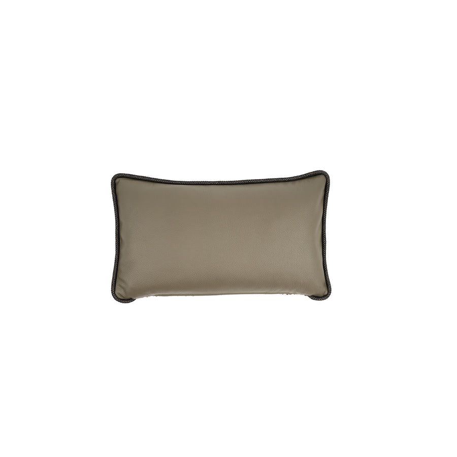Kerkovius Olive Night Leather Cushion Rectangle