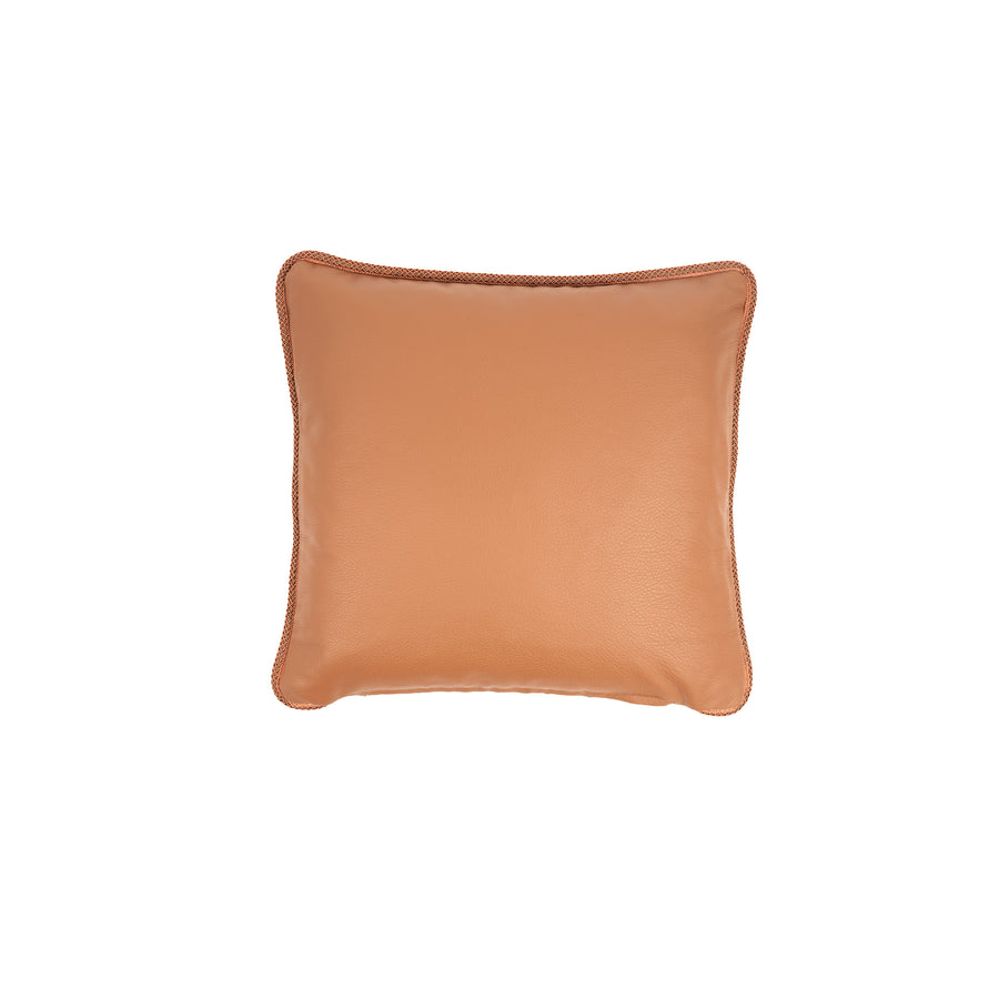 Bartoschek Cinnamon Rush Leather Cushion Square