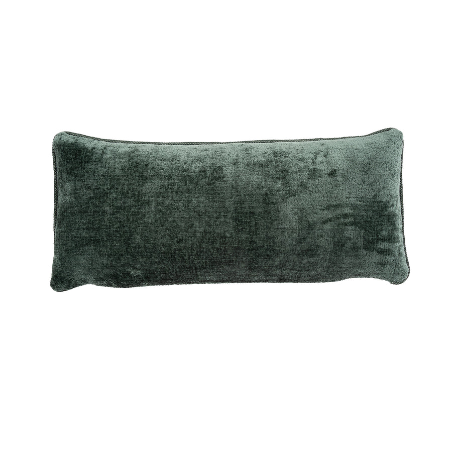 Beese Monochrome Forest Leather Cushion Rectangle