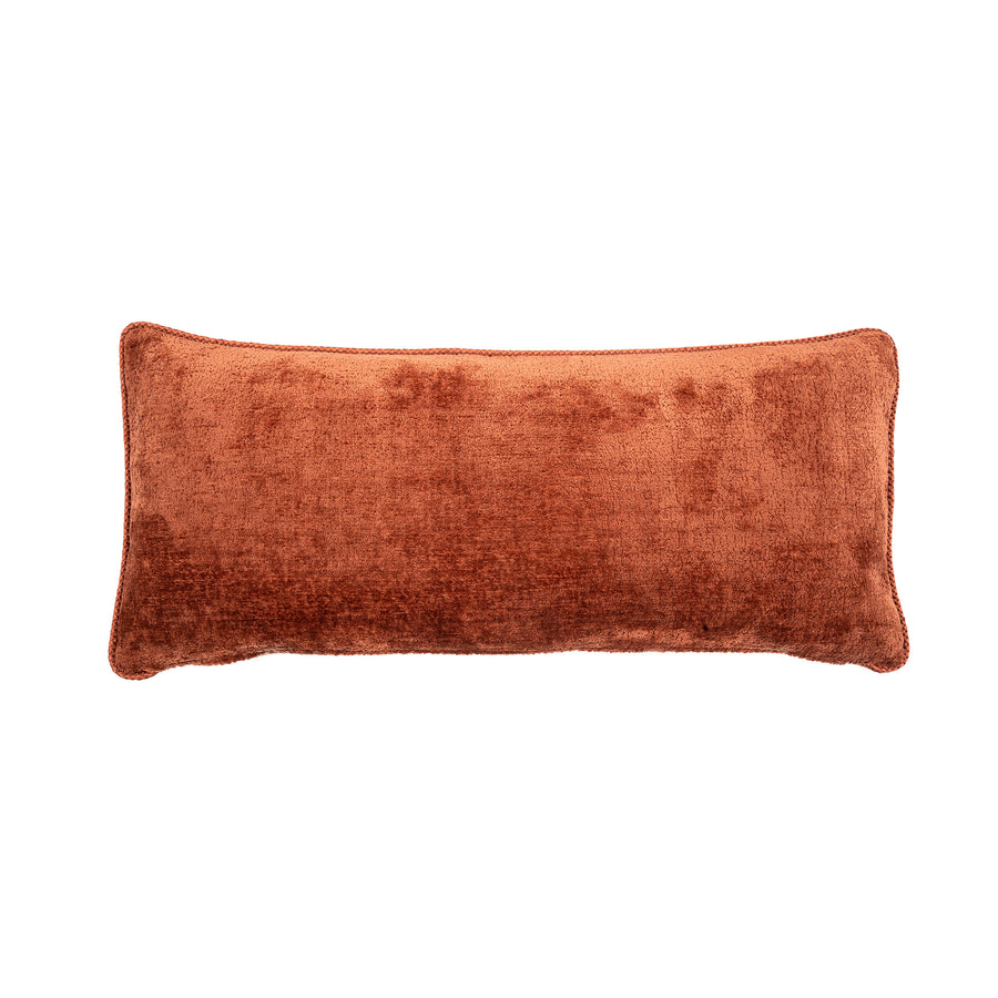 Beese Monochrome Cinnamon Leather Cushion Rectangle