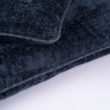 Feldes Monochrom Teddy Navy Kissen Rectangle