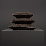 Albers Monochrom Teddy Olive Kissen Square